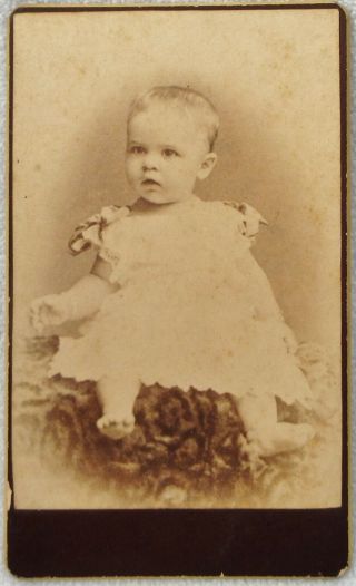 Cdv Kingston Jamaica Valdes Baby In Dress Caribbean Antique Photo Victorian