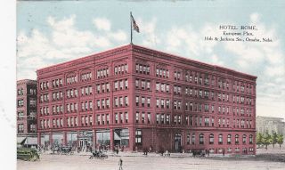Omaha,  Nebraska,  Pu - 1907; Hotel Rome,  European Plan