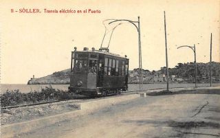Soller Baleares - Tranvia Electrico En El Puerto - Ed.  La Artistica 11.