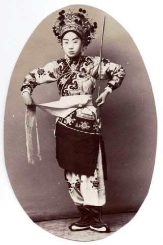 China Chinese Actor Beijing Theater - Orig Photo 1900/1905
