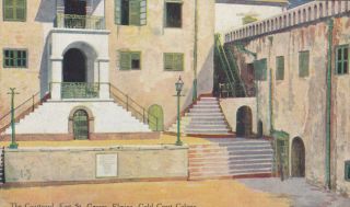Gold Coast,  Africa,  00 - 10s ; Courtyard,  Fort St.  George,  Elmina