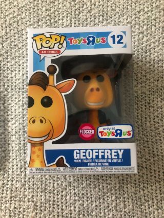 Funko Pop Ad Icons Flocked Geoffrey The Giraffe Toys R Us Exclusive