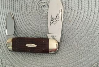 Case Xx Usa 1976 4 Dot 6250 Elephant Toe 2 Blade Knife