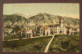 Agricultural College Of Utah,  Logan,  Utah - Divided Back Postcard