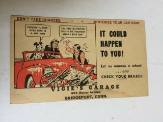 Vintage Postal Advertising Card,  Vigie 