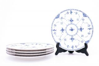 5 Unusual Plates 578 - Blue Fluted - Royal Copenhagen - Half Lace 2