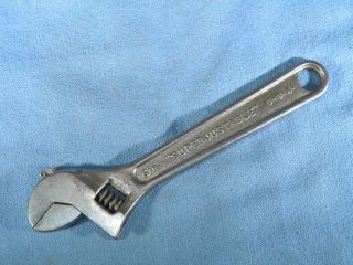 Vintage J.  H.  Williams Superjustable 6 " Adjustable Wrench Forged Alloy Usa