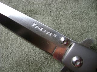 Cold Steel Ti - Lite,  Titanium,  Made in Japan 7