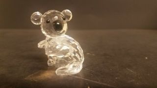 Sparkly Swarovski Crystal Koala Bear Figurine Signed