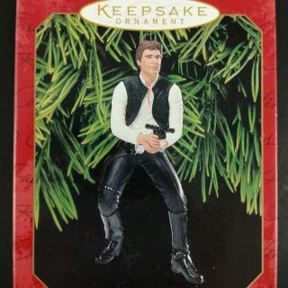 Star Wars Ornament Han Solo 3 Series Hallmark Keepsake Christmas Box