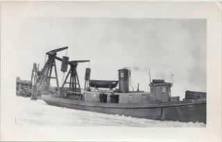 Ship Ludington Mi Pmrr Railroad Car Ferry Tug Photographic Museum Deaccession