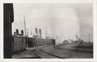 Ship Ludington Mi Pmrr Railroad Car Ferry Era Photographic Museum Deaccession 7