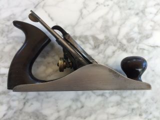 Vintage 4 Stanley Bailey Type 9 hand plane (1902 - 1907) with Ray Iles blade 5