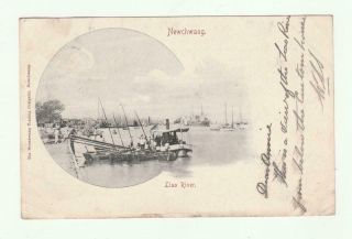 Early 1904 Japanese Chinese ? Postcard Newchwang Liao River