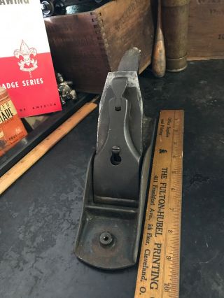 Antique Stanley No.  4 Leonard Bailey Patent Hand Wood Bench Plane - Type 3 Or 4