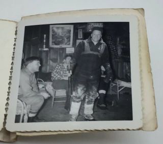 Vintage Group Men Hunting Shotgun Photos Snapshots 14 Pics Gay Drinking Cabin