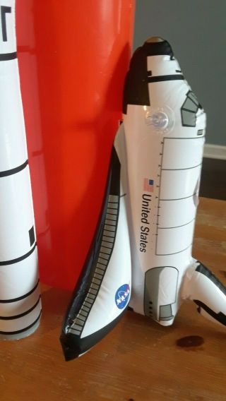 INFLATABLE SPACE SHUTTLE - Full Stack blow up rocket ship,  NASA 2