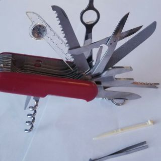 Wenger Delemont Swiss Army Knife 16 Functions Multi Tool Retired Rare