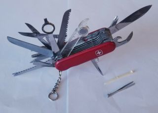 Wenger Delemont Swiss Army knife 16 Functions Multi Tool Retired Rare 2