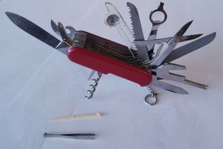 Wenger Delemont Swiss Army knife 16 Functions Multi Tool Retired Rare 3