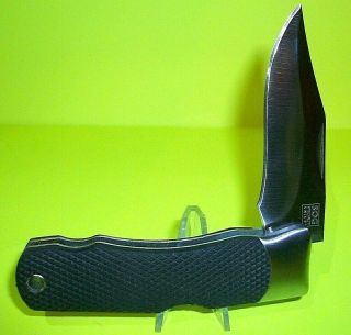 Sog Stingray Speciality Folding Black Pocket Knife - Seki Japan Great Shape Minty