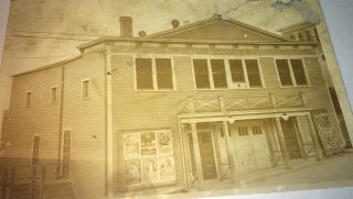 Rare Antique American Hillcrest Movie Theater Posters Real Photo Postcard Rppc