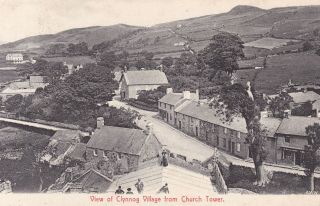 Clynog - View From Church Tower 1906