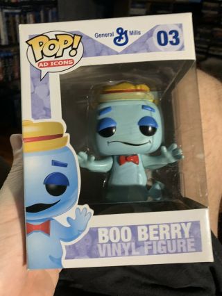 Funko Pop Ad Icons Boo Berry 03 Vaulted Very Rare