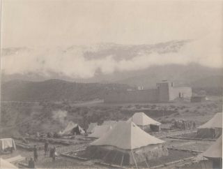 Military Photograph - Indian Army,  Fort And Encampment At Kohat,  N.  W.  F.