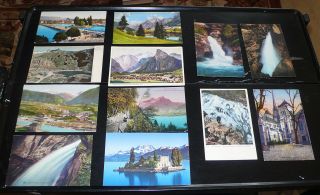 27 Vintage Postcards: Scenic Views Of Switzerland