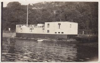 Port Dinorwic - House Boat (?) In Harbour - Real Phot0