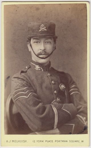 Military Cdv - London,  N.  C.  O.  Of The 41st (welch) Regiment Of Foot