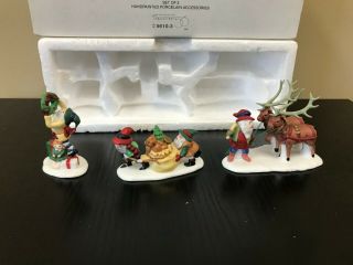Dept 56 North Pole Series Santa’s Little Helpers Heritage Village Elves 56103
