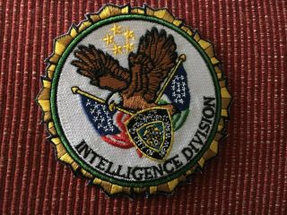 Nypd Intelligence Unit Patch