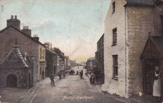 Nevin - High Street With People Posing By Wrench No.  13714,  Posted 1906