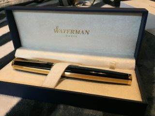 Waterman Exception Night And Day Gold Rollerball Pen S0636910