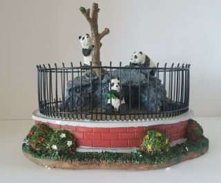 Lemax Zoo Panda Cage 93770 Retired Discontinued Product
