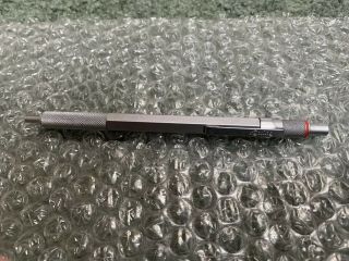 Rotring 600 Ball Point Pen Silver Adjustable Ink View Very Rare