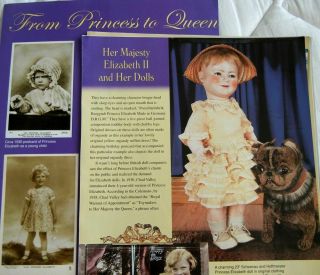 19p History Article,  Great Pics Antique Queen Elizabeth Ii Dolls - Coronation