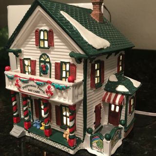 Dept 56 Christmas Snow Village Peppermint Porch Day Care 54852 W/ Box 2
