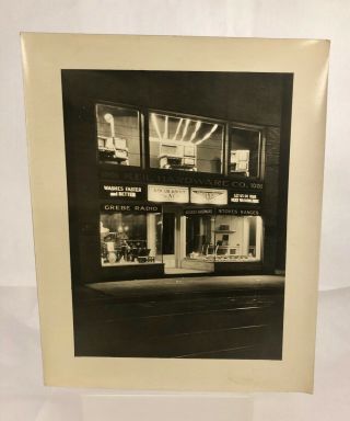 Vintage 1930s Porcelain Stove Grebe Radio Hardware Store Sign Photos