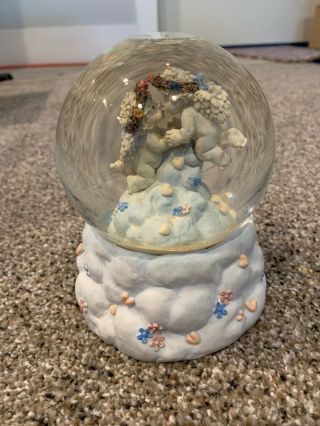 Westland Dreamsicles Cherub Musical Snow Globe D1021 - Rare