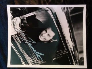 John Travolta Autographed/signed 8x10 Glossy Black & White Photograph (b1)