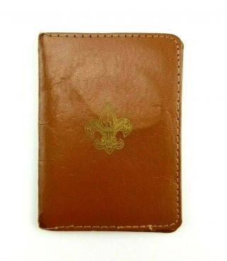 Vintage Boy Scouts Of America Bsa Id Wallet From Samter 