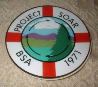 1971 Boy Scouts Of America Bsa Project Soar Decal Save Our American Resources