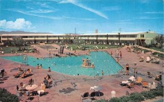 Q23 - 0079,  Swimming Pool,  Duens Hotel,  Las Vegas,  Nev. ,  Postcard.