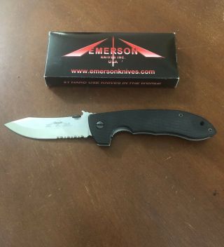 Emerson Knives Cqc - 8 Sfs Knife,  Satin Blade 2013 Model -