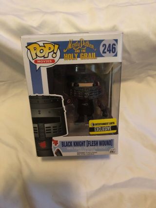 Funko Pop Monty Python & The Holy Grail Black Knight 246 Ee Exclusive Figure