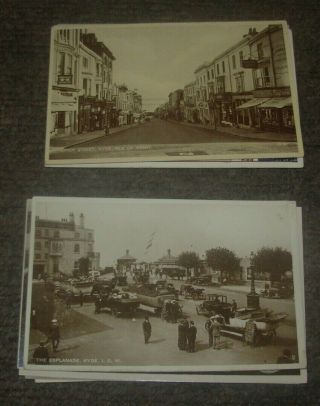 35 X 1899 - 1940,  S Isle Of Wight Postcards Ryde Yarmouth Cowes Puckpool
