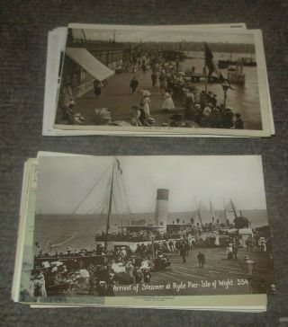 35 X 1899 - 1940,  s ISLE OF WIGHT POSTCARDS RYDE YARMOUTH COWES PUCKPOOL 6
